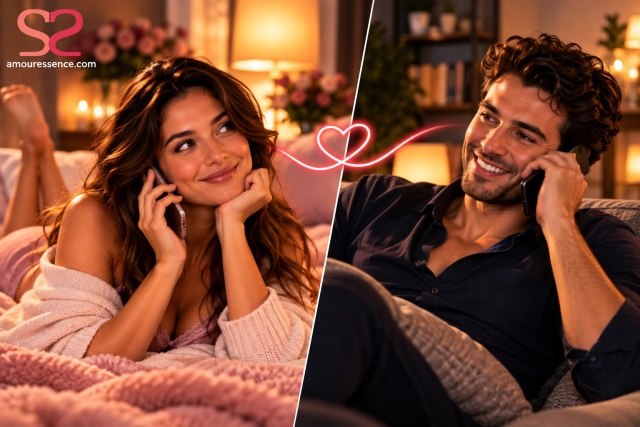Illustration Amouressence de Comment draguer et séduire au téléphone ?