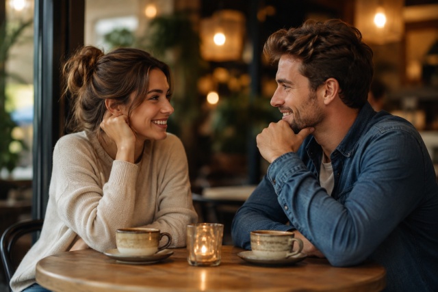 Illustration Amouressence de Quel sujet de conversation avoir avec son date ?