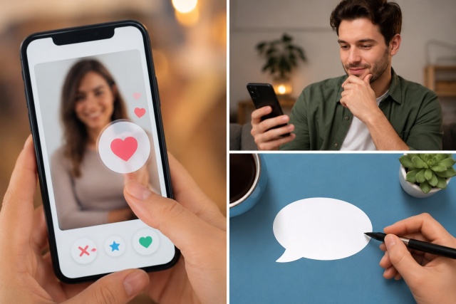 Illustration Amouressence de Premier message sur un site de rencontre : guide et exemples concrets