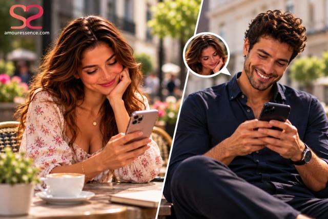 Illustration Amouressence de Comment séduire une fille par SMS ?
